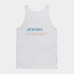 Jewish. Humanist. - SHJ Logo on Back Tank Top